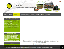 Tablet Screenshot of osir-raciborz.pl